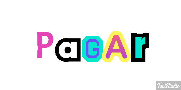 Pagar Efeito do texto