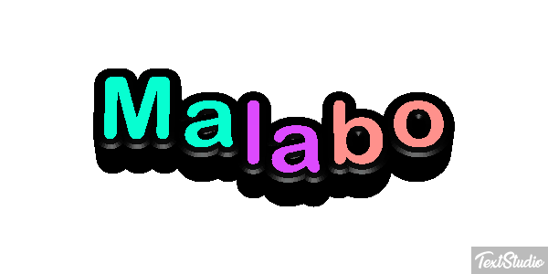 Malabo Efekt tekstowy