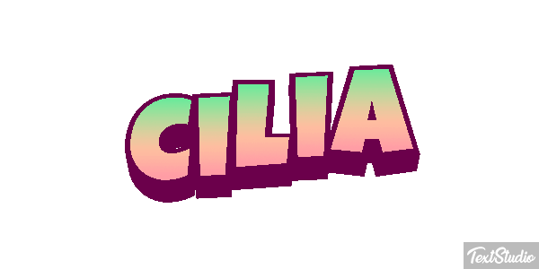 Cilia Effetto testo