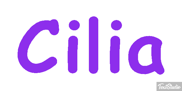 Cilia Effetto testo