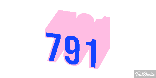 791 Текстовый эффект