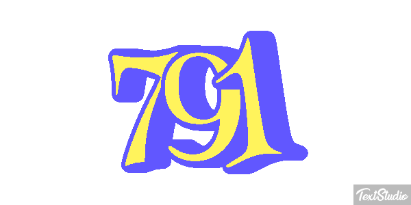 791 Текстовый эффект