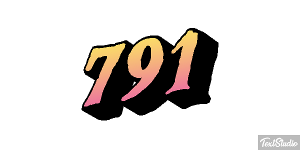 791 Текстовый эффект