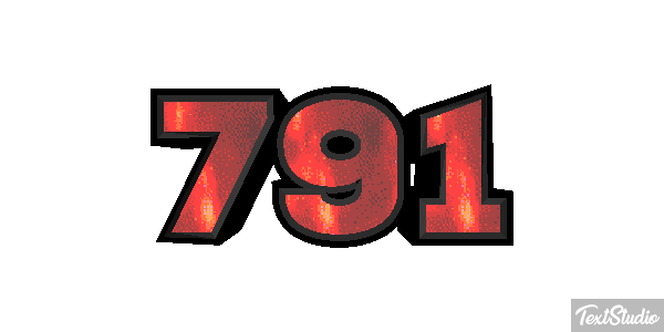 791 Текстовый эффект