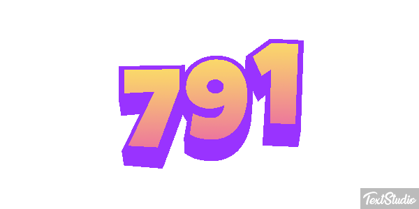 791 Текстовый эффект