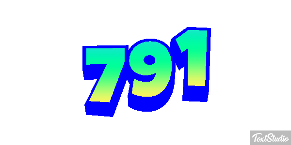 791 Текстовый эффект