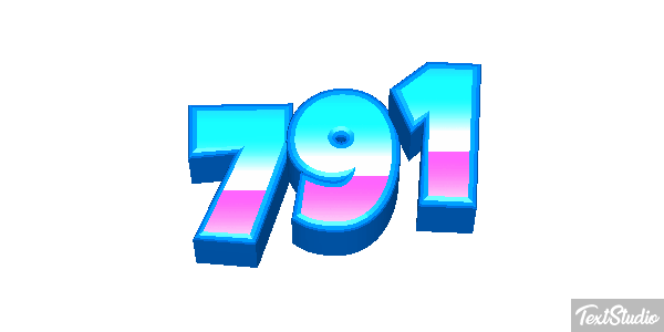 791 Текстовый эффект