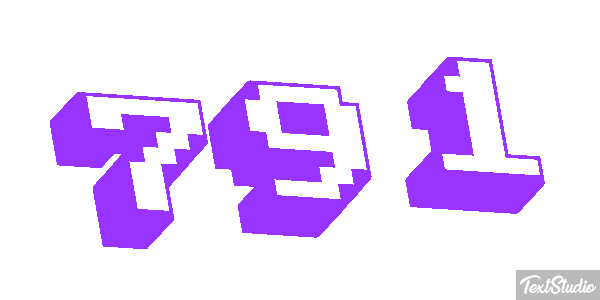 791 Текстовый эффект