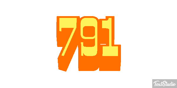 791 Текстовый эффект