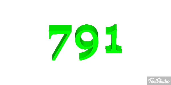 791 Текстовый эффект