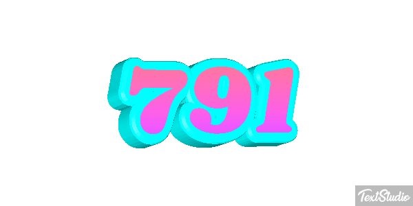 791 Текстовый эффект