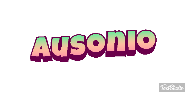 Ausonio Effetto testo