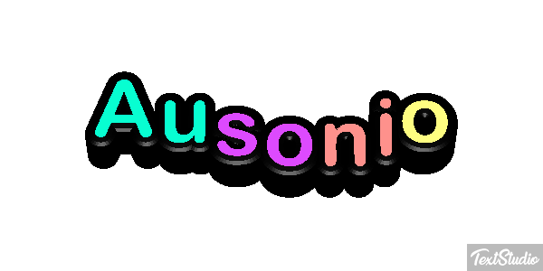Ausonio Effetto testo