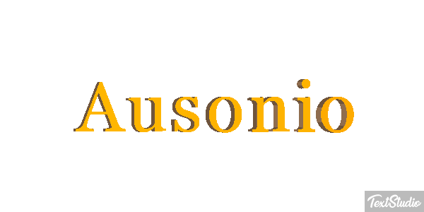 Ausonio Effetto testo