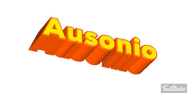 Ausonio Effetto testo