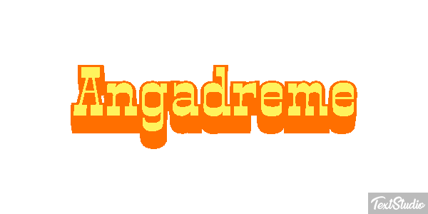 Angadrême Texteffekt