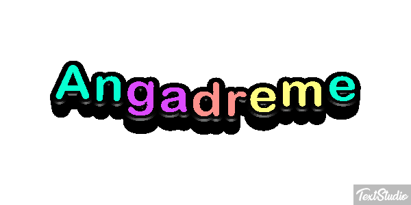 Angadrême Texteffekt