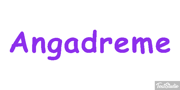 Angadrême Texteffekt