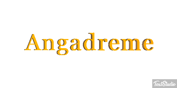 Angadrême Texteffekt