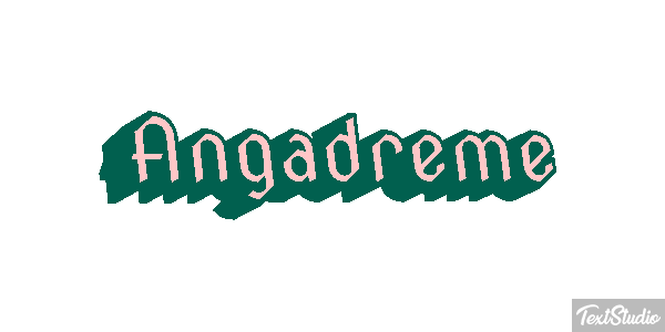 Angadrême Texteffekt