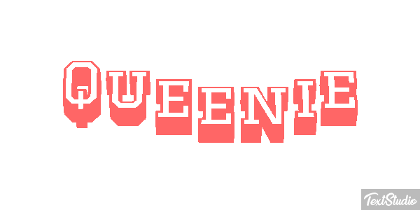 Queenie Text effect