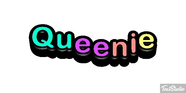 Queenie Text effect