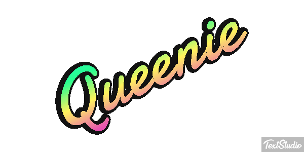 Queenie Text effect
