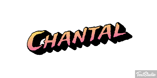 Chantal Text effect