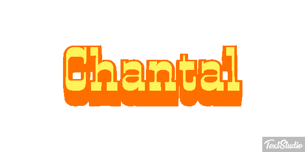 Chantal Text effect