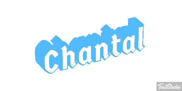 Chantal Text effect