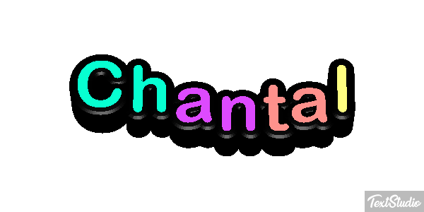 Chantal Text effect