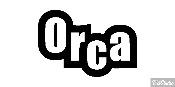 Orca Efecto de texto