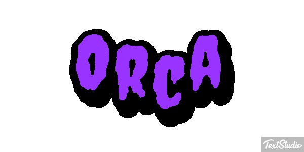 Orca Efecto de texto