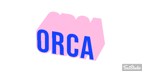 Orca Efecto de texto