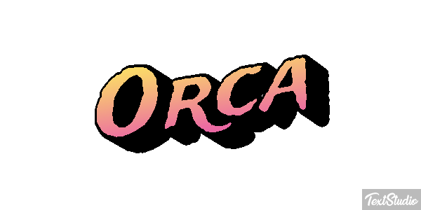 Orca Efecto de texto