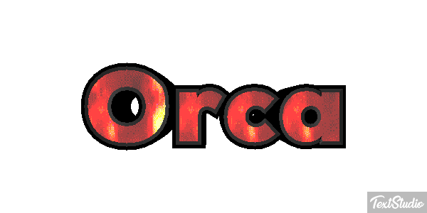 Orca Efecto de texto