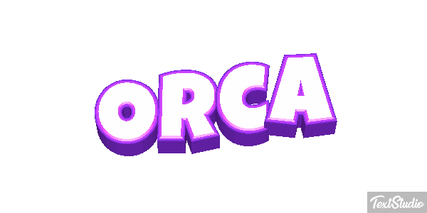 Orca Efecto de texto