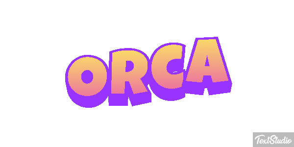 Orca Efecto de texto