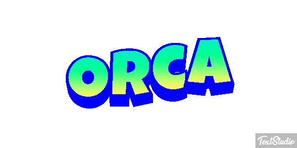 Orca Efecto de texto