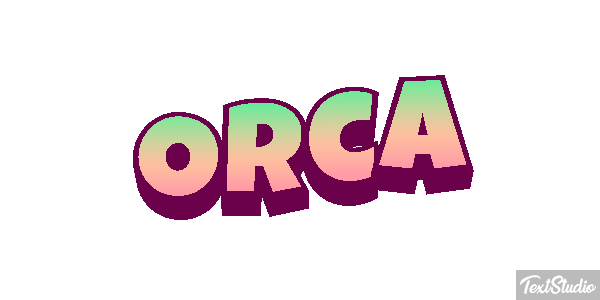 Orca Efecto de texto