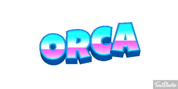 Orca Efecto de texto