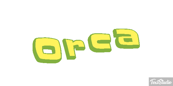 Orca Efecto de texto