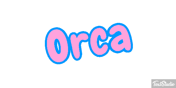 Orca Efecto de texto