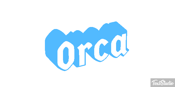 Orca Efecto de texto