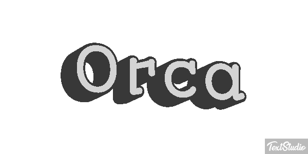 Orca Efecto de texto