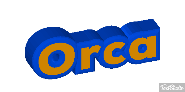 Orca Efecto de texto