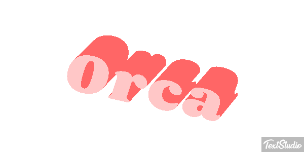 Orca Efecto de texto