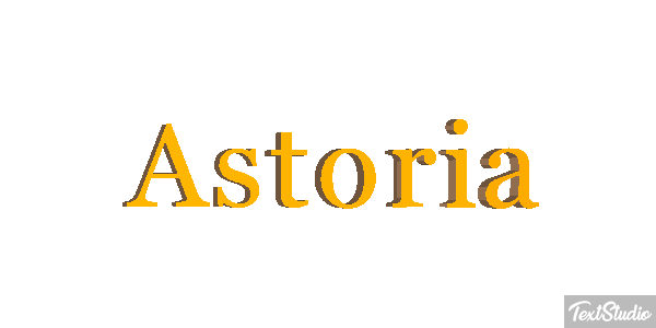 Astoria Texteffekt