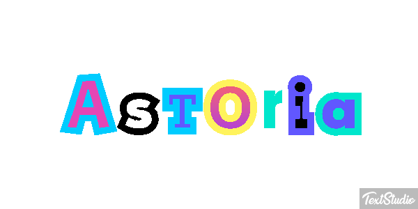 Astoria Texteffekt