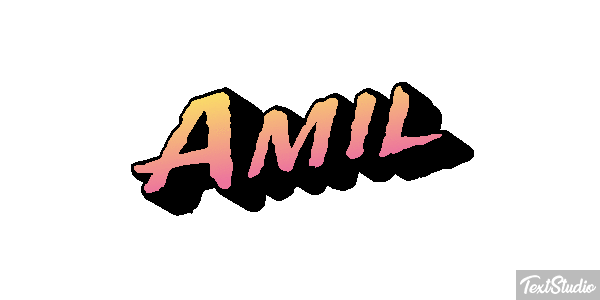 Amil Text effect